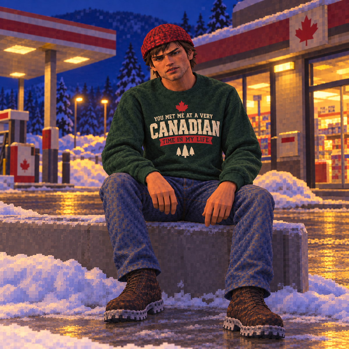 A Very Canadian Time Crewneck