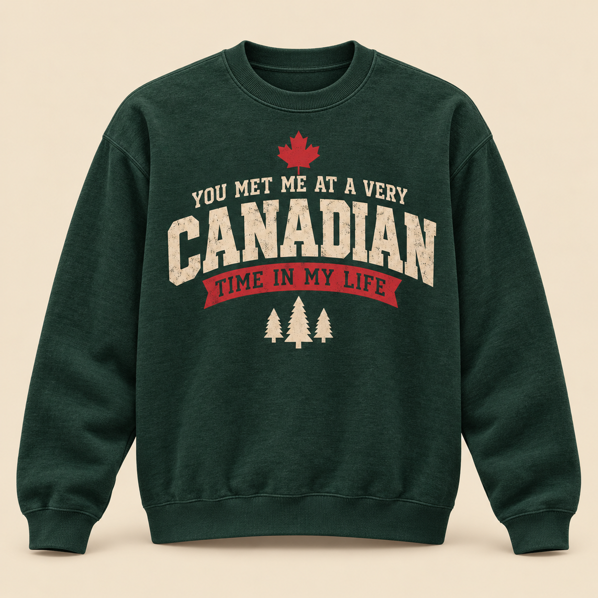 A Very Canadian Time Crewneck