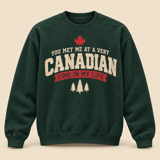 Chandail ras du cou A Very Canadian Time